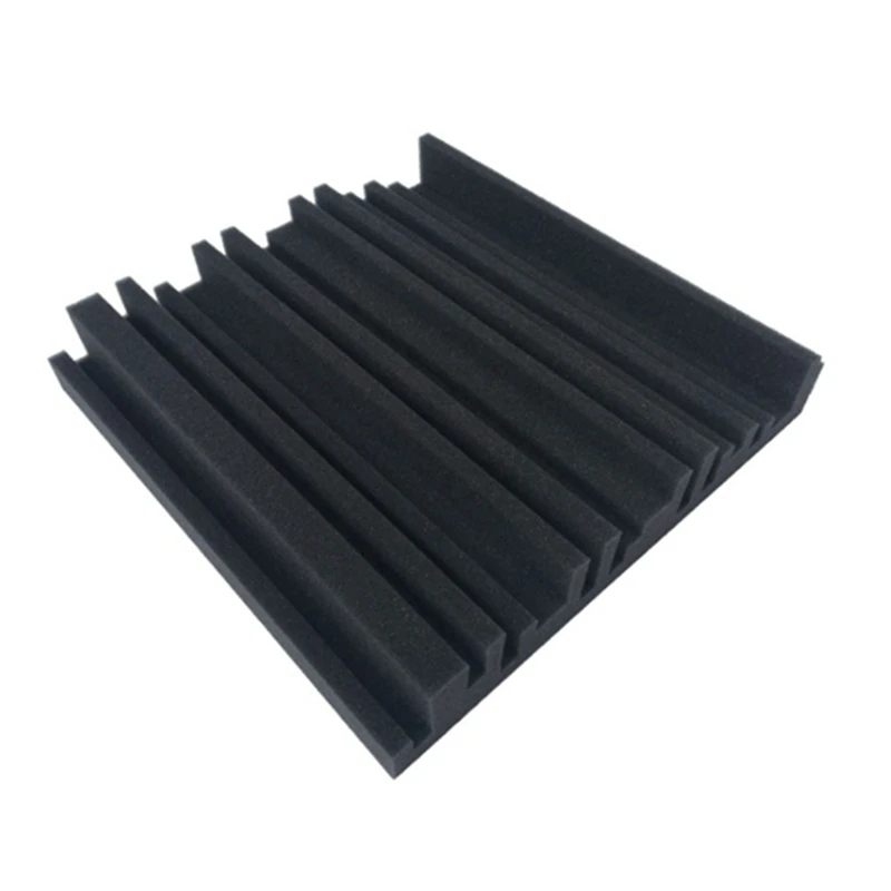 

12 Pcs Acoustic Foam Panels/Soundproof Sponge for Drum KTV Room/Studio,Absorption Treatment Wall Sound Foam Pad