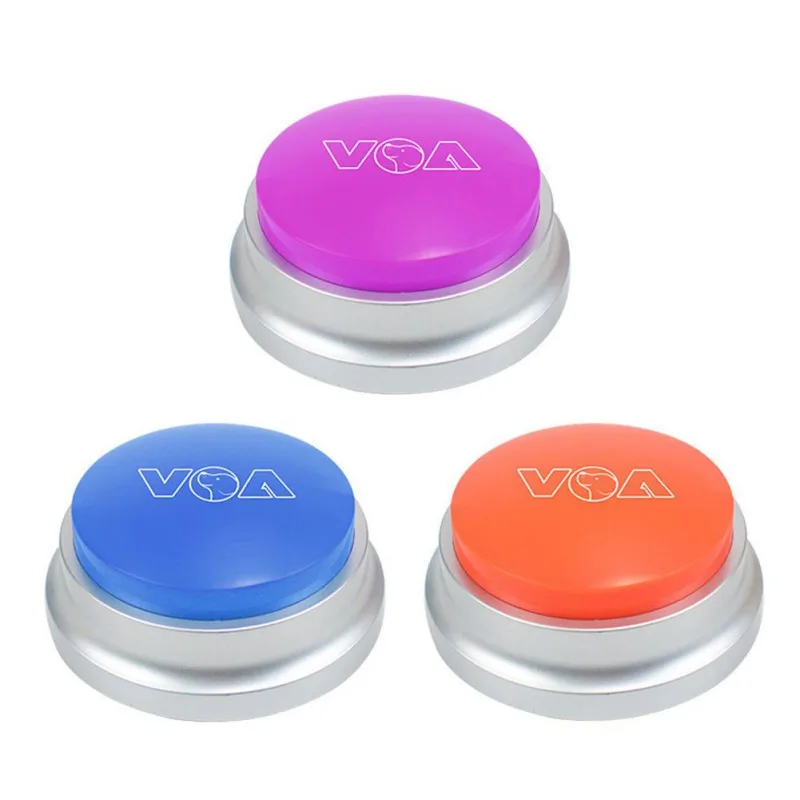 

Creative Pet Dog talking and speaking button communicator can record interactive play/training dog