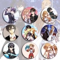 japan anime sword art online sao pins badges brooch chest ornament of the clothing accessoies collection cosplay gift