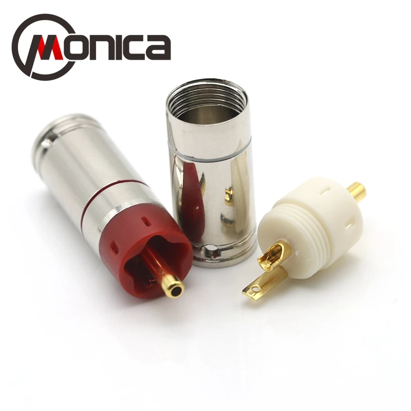 Латунная позолоченная одноточечная контактная головка-усилитель для телефона 4