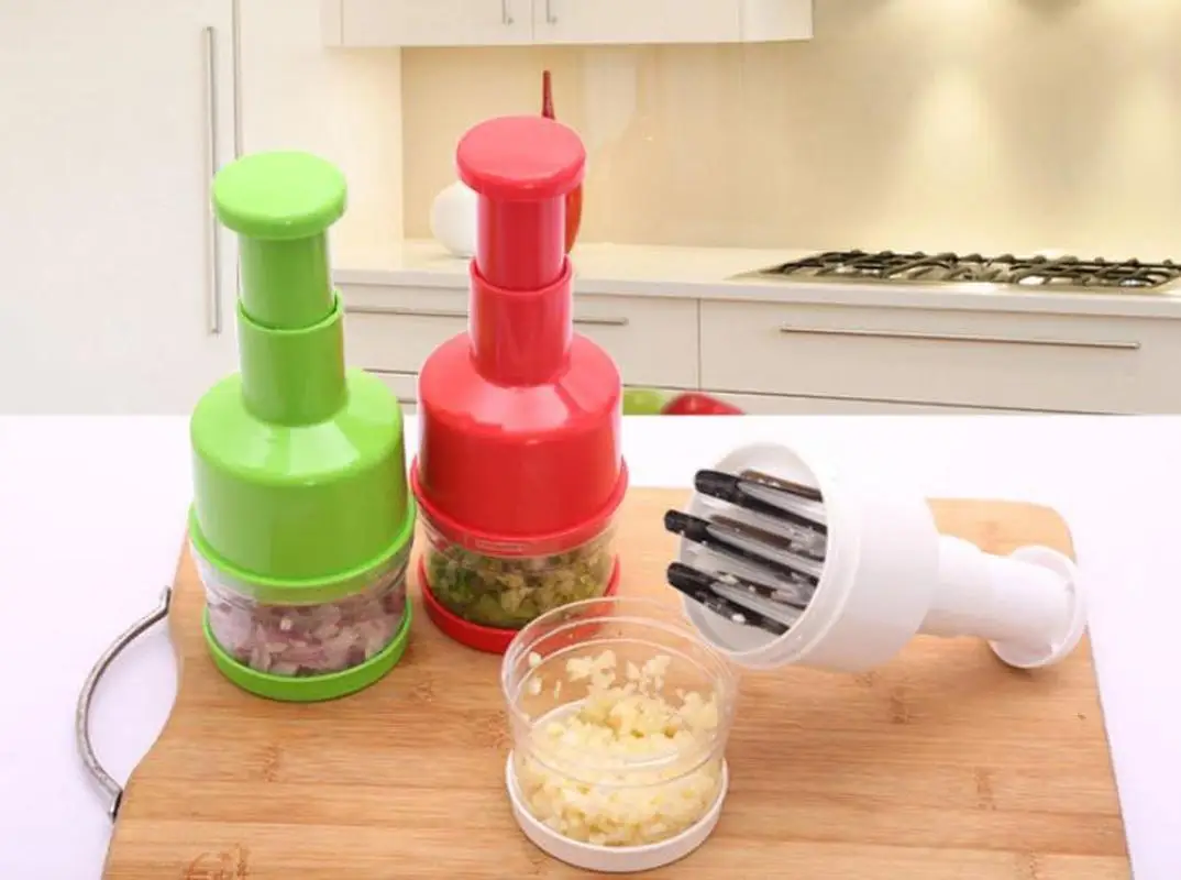 Измельчитель ручной работы из нержавеющей стали кухонный многофункциональный