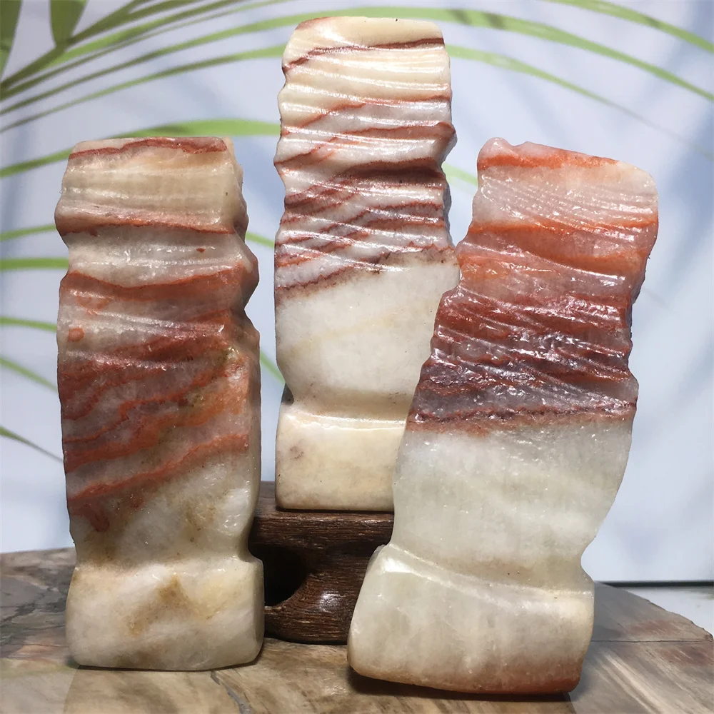 

Natural Stone Pork Crystals Quartz Tower Chakra Energy Healing Raw Gems And Minerals Specimen Wand Home Decoration Souvenir Gift