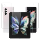 Для Samsung Galaxy Z Fold3 Fold2 Fold 3 2 5G тонкое полное покрытие по краям мягкая Гидрогелевая пленка из ТПУ Взрывозащищенная защита экрана