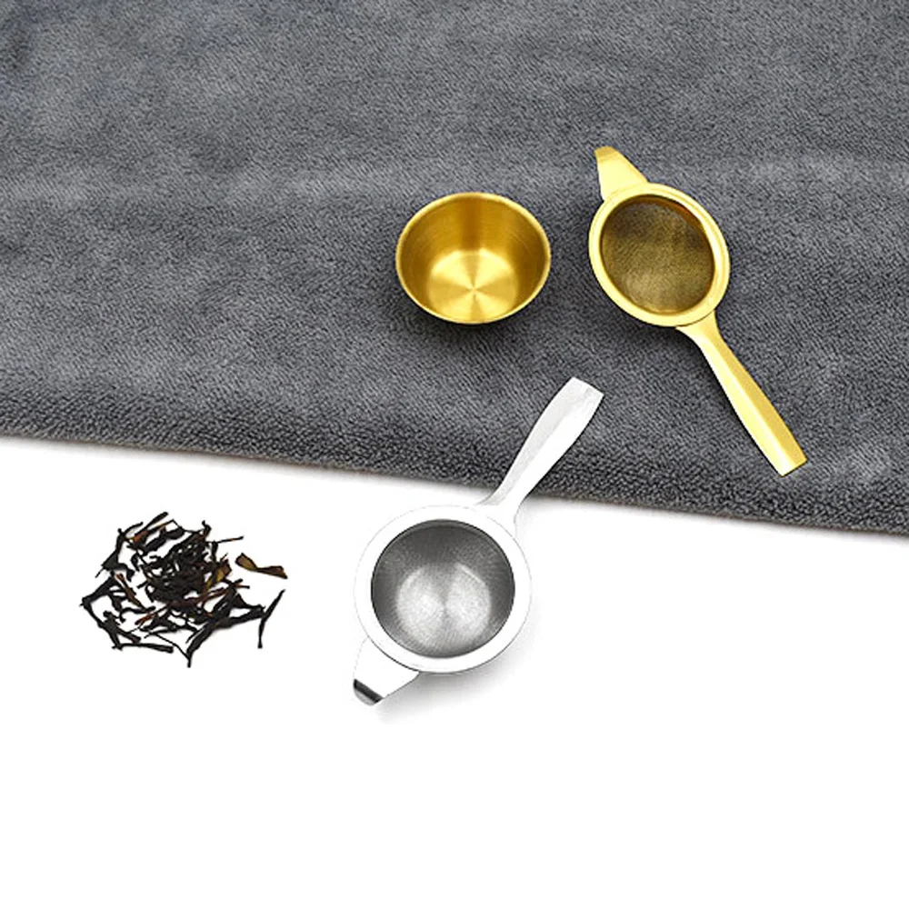 

Stainless Steel Mesh Tea Infuser Metal Cup Strainer Strainer Loose Leaf Filter With Handle Kitchen Tool