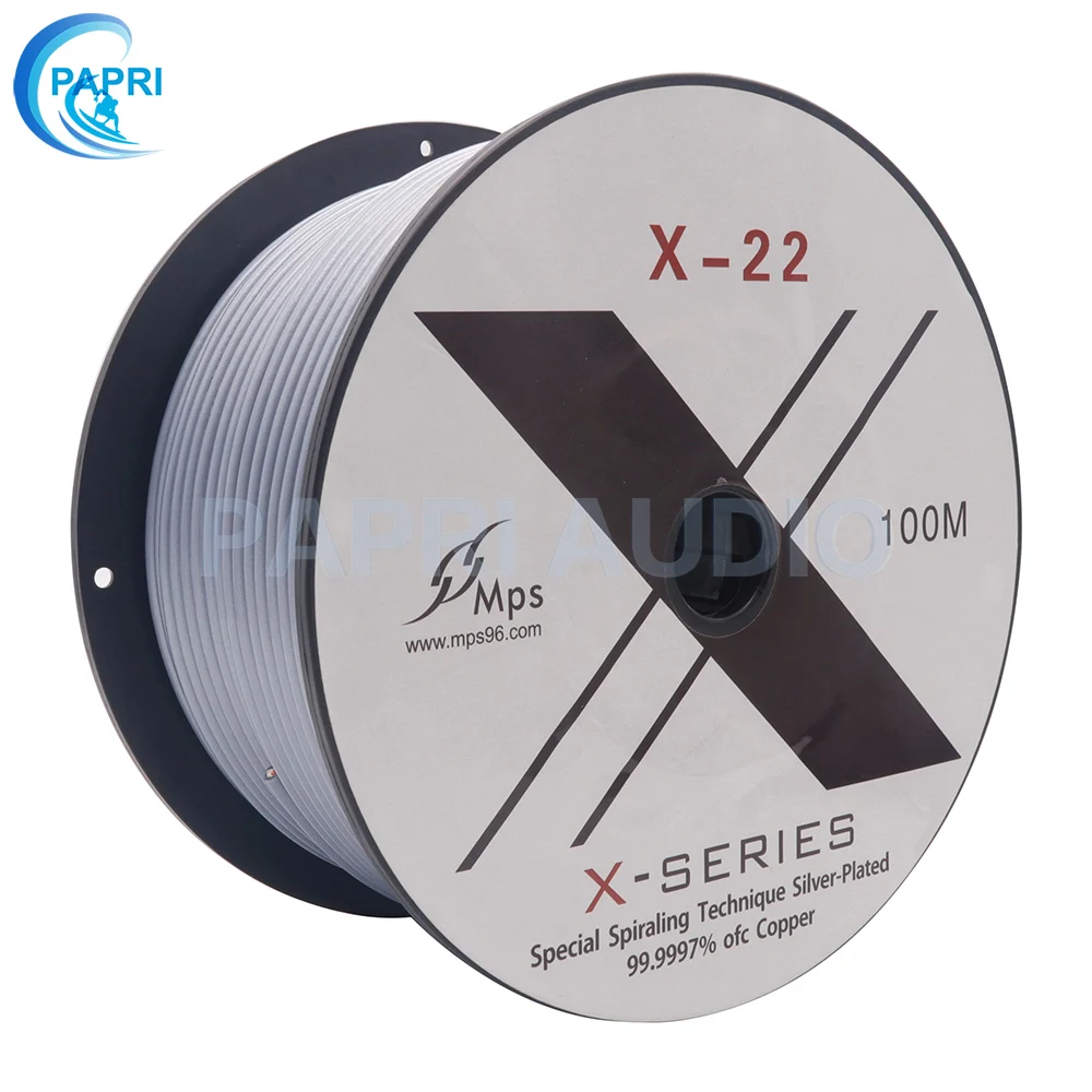 Аудиокабели PAPRI HIFI MPS сигнальная линия X 22 99.99997% 5N OFC посеребренный провод DIY
