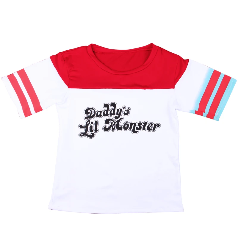 Самоубийц Харли маскарадные костюмы с принтами &quotОтряд Куинн куртка монстром