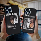 Черный чехол из ТПУ для iphone 5 5s se 6 6s 7 8 plus x 10 XR XS 11 12 13 mini pro MAX, задняя крышка Эрена джейгера Саша атака на Титанов