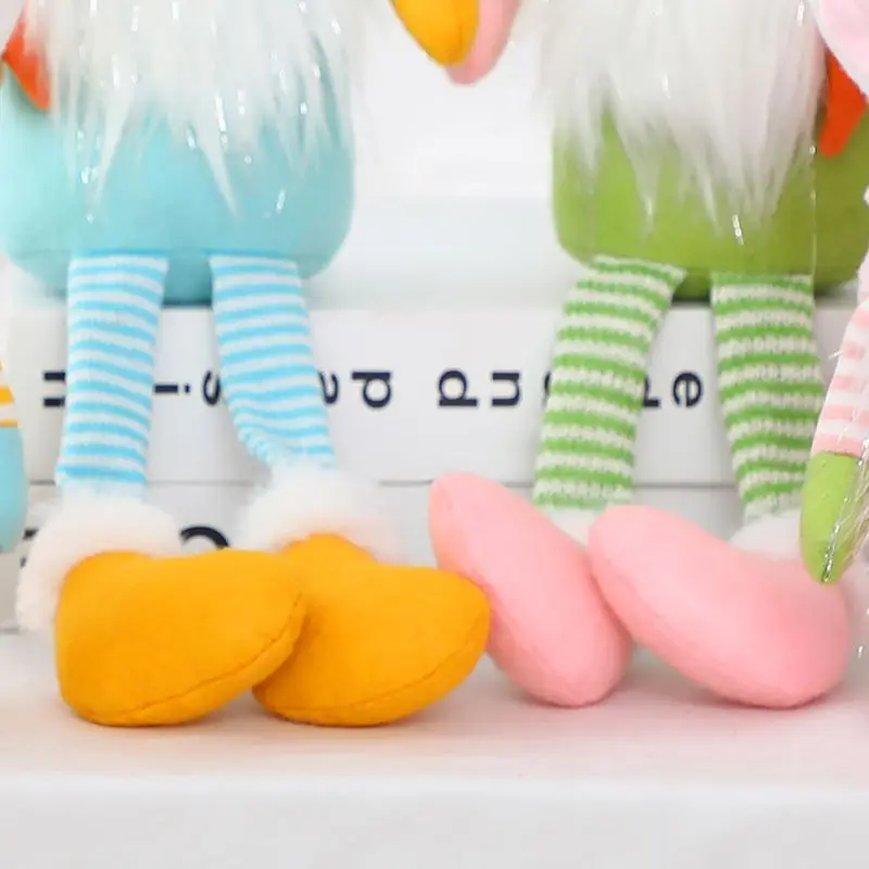 

Long-legged Dwarf Doll Hold Carrot Easter Faceless Doll Easter St Patricks Day Easter Decor