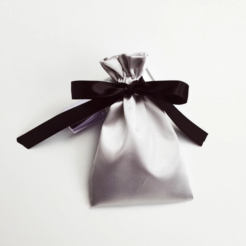 Мешочки шелковые на шнурке для ювелирных изделий из атласной упаковка