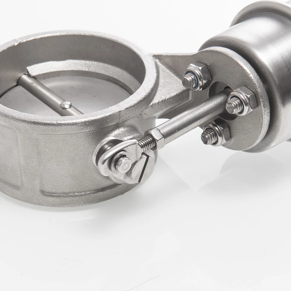 Новый вакуумный вырез выхлопной трубы 3 дюйма 76 мм давление близкого типа: около 1