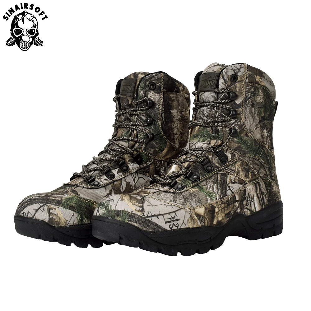 Мужская Уличная Водонепроницаемая походная обувь военная армейская тактическая