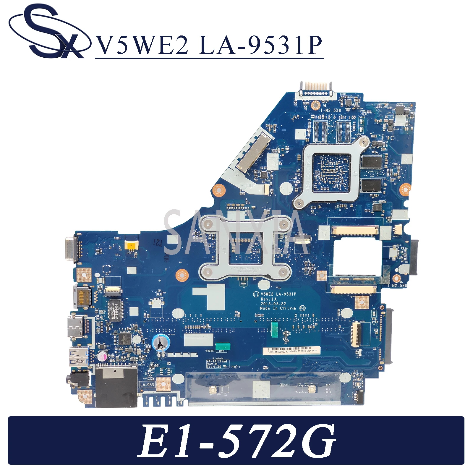 Billig KEFU LA-9531P Laptop Motherboard Für Acer E1-572G Original Mainboard I5-4200U Mit Video Karte