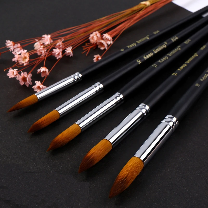 1 шт. кисть ручной работы для акварели моющаяся рисования Швабра ручка