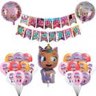 Воздушный шар из фольги, 1 комплект, для девочек