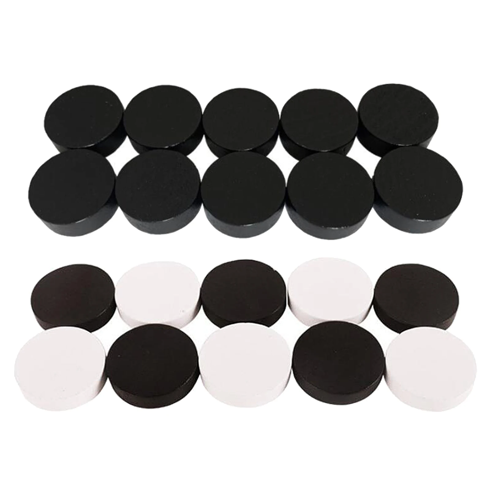 

10pcs Fast Sling Puck Game Pieces Wooden Board Table Hockey Game Piece Chessman