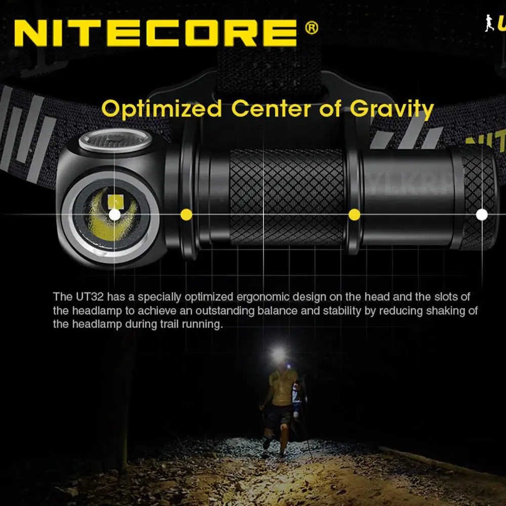 100% Оригинальный NITECORE UT32 CREE XP L2 V6 LED 1100 люмен uitra компактный коаксиальный двойной