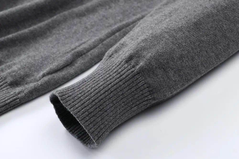 

Crocodile cotton sweater half zipper autumn winter jersey jumper hombre pullover pullover pullover knitted male