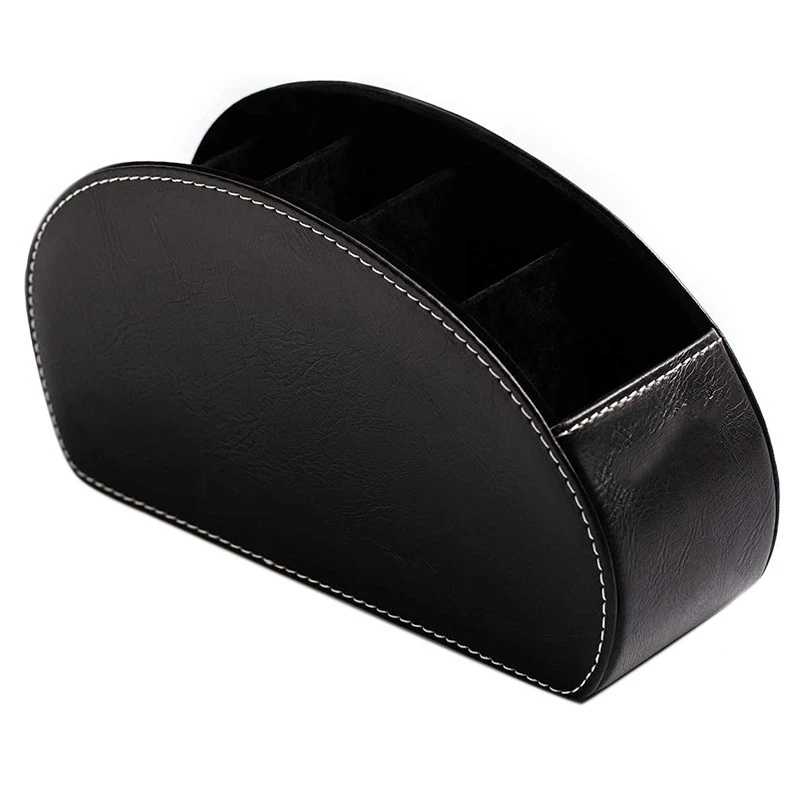

Remote Control Holder with 5 Compartments, Desktop Storage Organizer for Remote Controller,Office Supplies, Makeup Brush