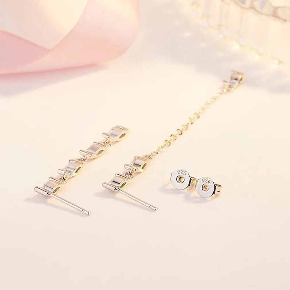 Модная Асимметричная Длинная кисточка цепочка серьги манжеты для женщин девочек