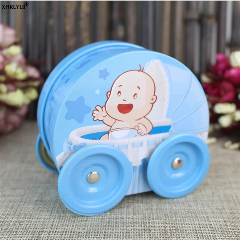 XHRLYLB Подарочная коробка на детскую коляску день рождения луна жестяная Свадебная