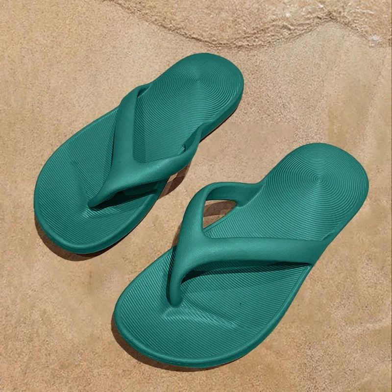 

2021Summer Slippers Women Non-slip Men Beach Slippers Female Shower Shoes Striped Flop Flips Couple Bathroom Slippers