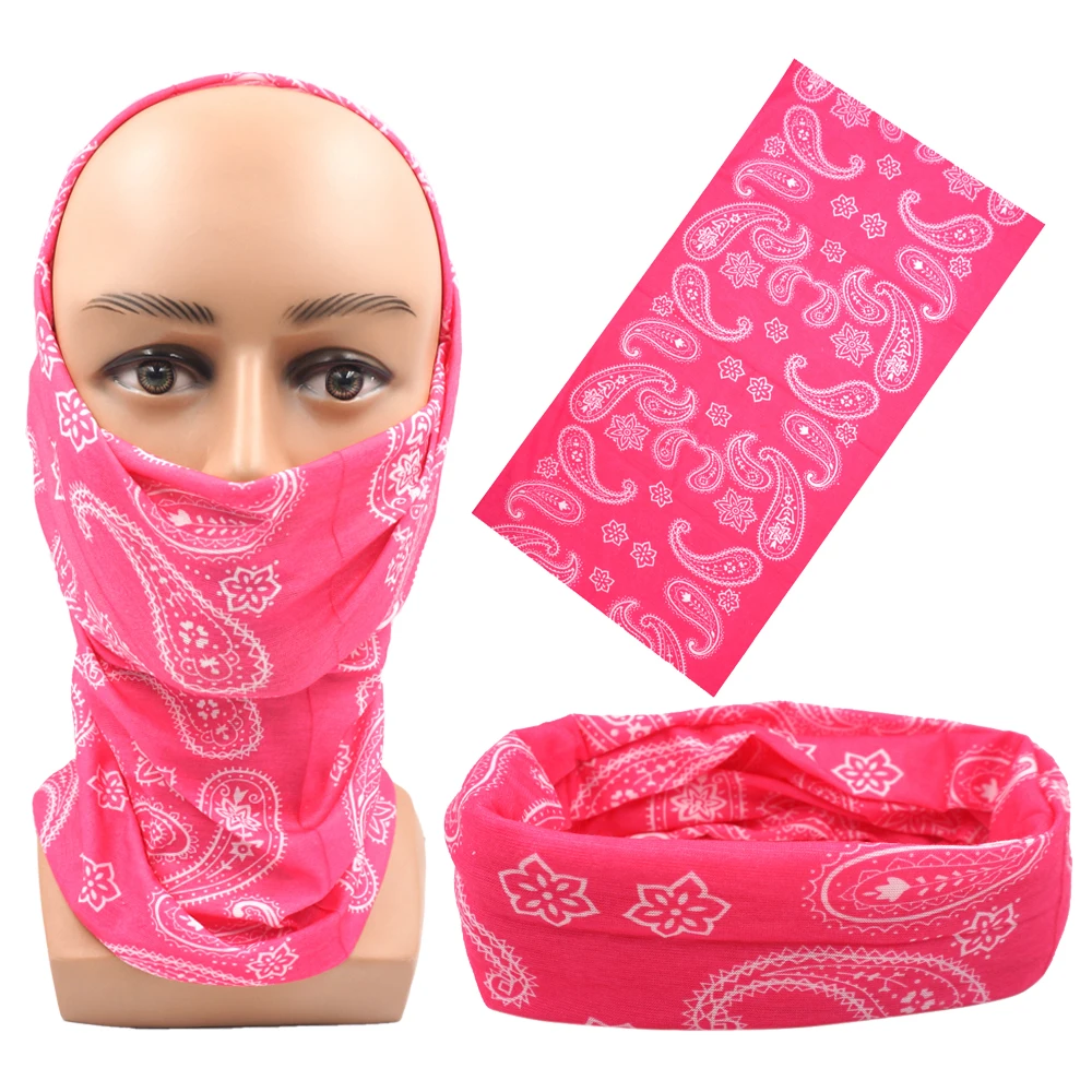 4 цвета с принтом Головастик банданы для велоспорта солнцезащитный шарф улицы