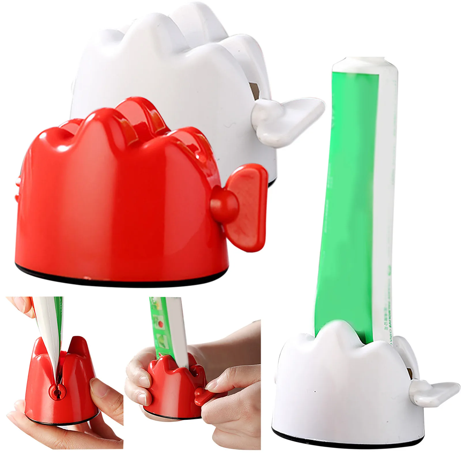 

Toothpaste Device Multifunctional Toothpaste Dispenser Facial Cleanser Squeezer Clips Manual Lazy Tube Squeezer Press #02