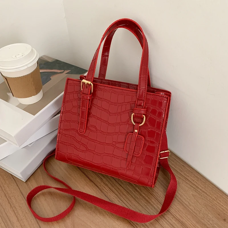 

Ladies Stone Printed Shoulder Bag Women's Travel Bag High Quality PU Leather Bag Ladies Handbag