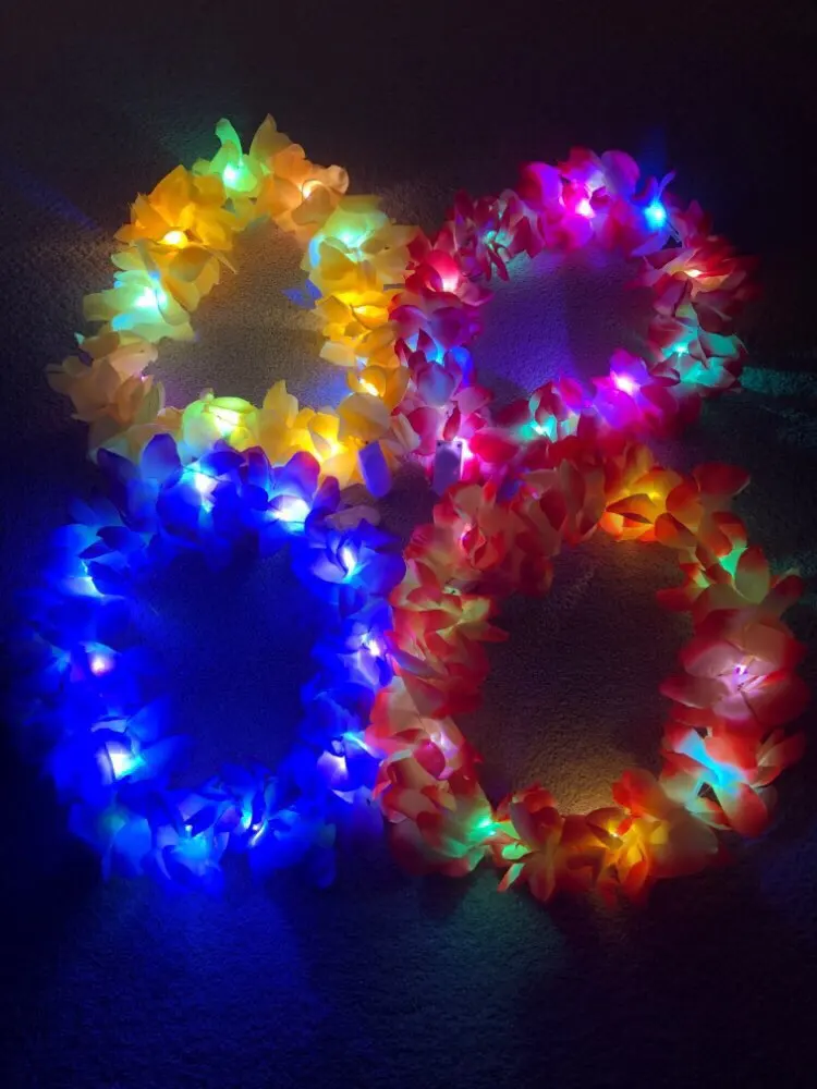 

50pcs Hawaii garland head leis