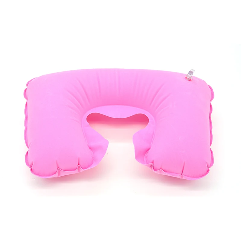 Inflatable U Shape Neck Cushion Travel Pillow Office Airplane Driving Nap Support Head Rest Health Care Decorative | Дом и сад