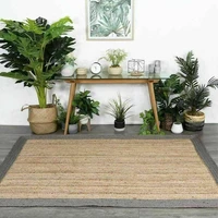 home decoration handmade 100 natural jute woven carpet modern living country appearance area runners