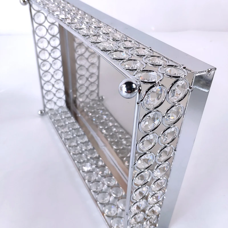 Серебряное или Золотое зеркало подставка для кексов металлический поднос торта