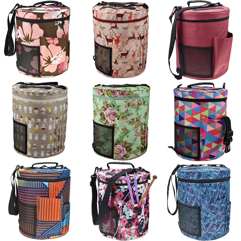 Набор крючков для вязания женских с сумкой хранения пряжи 101 шт.|Швейные иглы| |