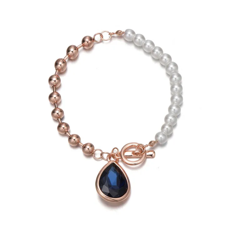 2019 горячие новые ручной работы жемчужные браслеты для женщин Пары Кристалл