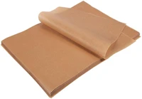 100 pre cut parchment paper %e2%80%93 unbleached parchment paper for half sheet pans %e2%80%93 non stick baking parchment sheet brown 30 x 40