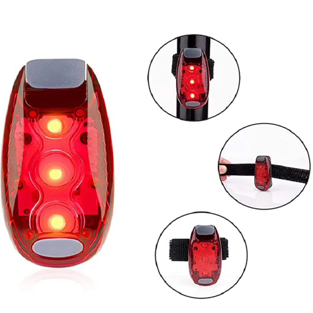

2pcs LED Bike Light Set High Vision Bicycle Rear Light Road Mountain Bike Taillight MTB Night Riding Safety Warning Light