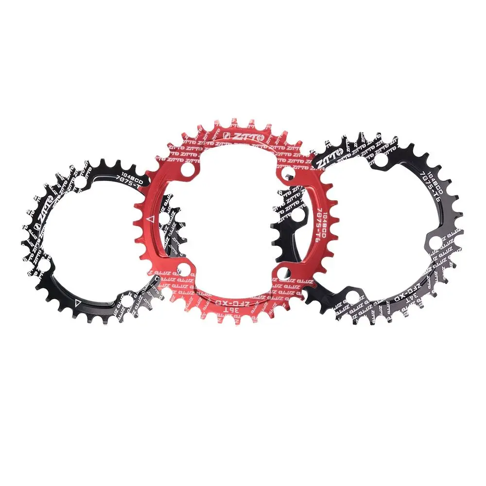 ZTTO MTB велосипеда одно Скорость цепи рукоятка колеса круглые узкая широкая цепь из