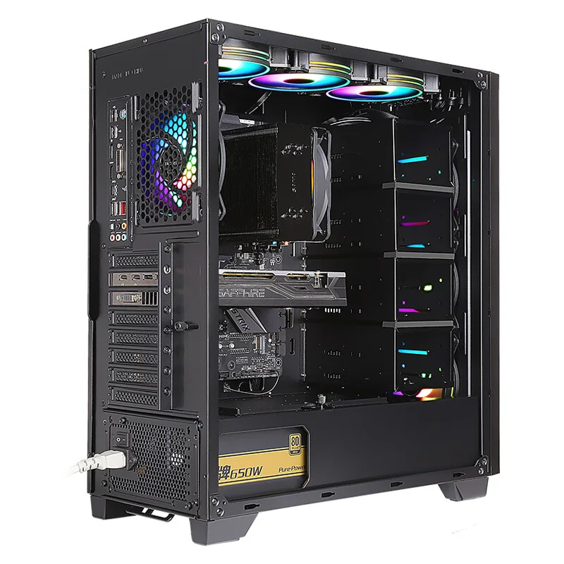 Preise Festplatte König Desktop-Gaming-Computer Fall Unterstützung ATX Motherboard/12 Festplatte Slots/Professionelle Kühlung Löcher Chia Fall