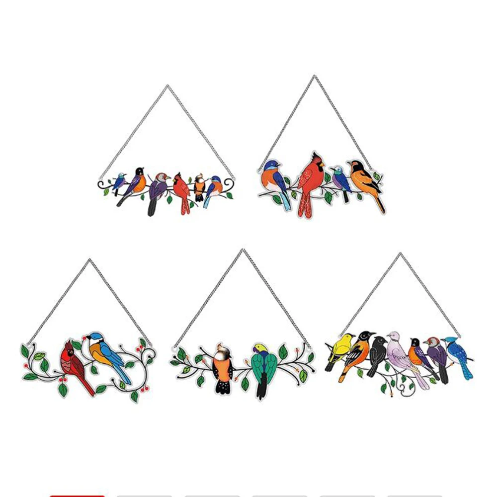 

Алмазная картина «сделай сам», акриловая птица, флок, Настенная подвеска, подвеска, украшение, подарок, алмазная живопись, креативное искусс...