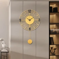 large gold 3d wall clock metal modern living room bedroom silent creative luxury clocks wall watches home decor reloj de pared