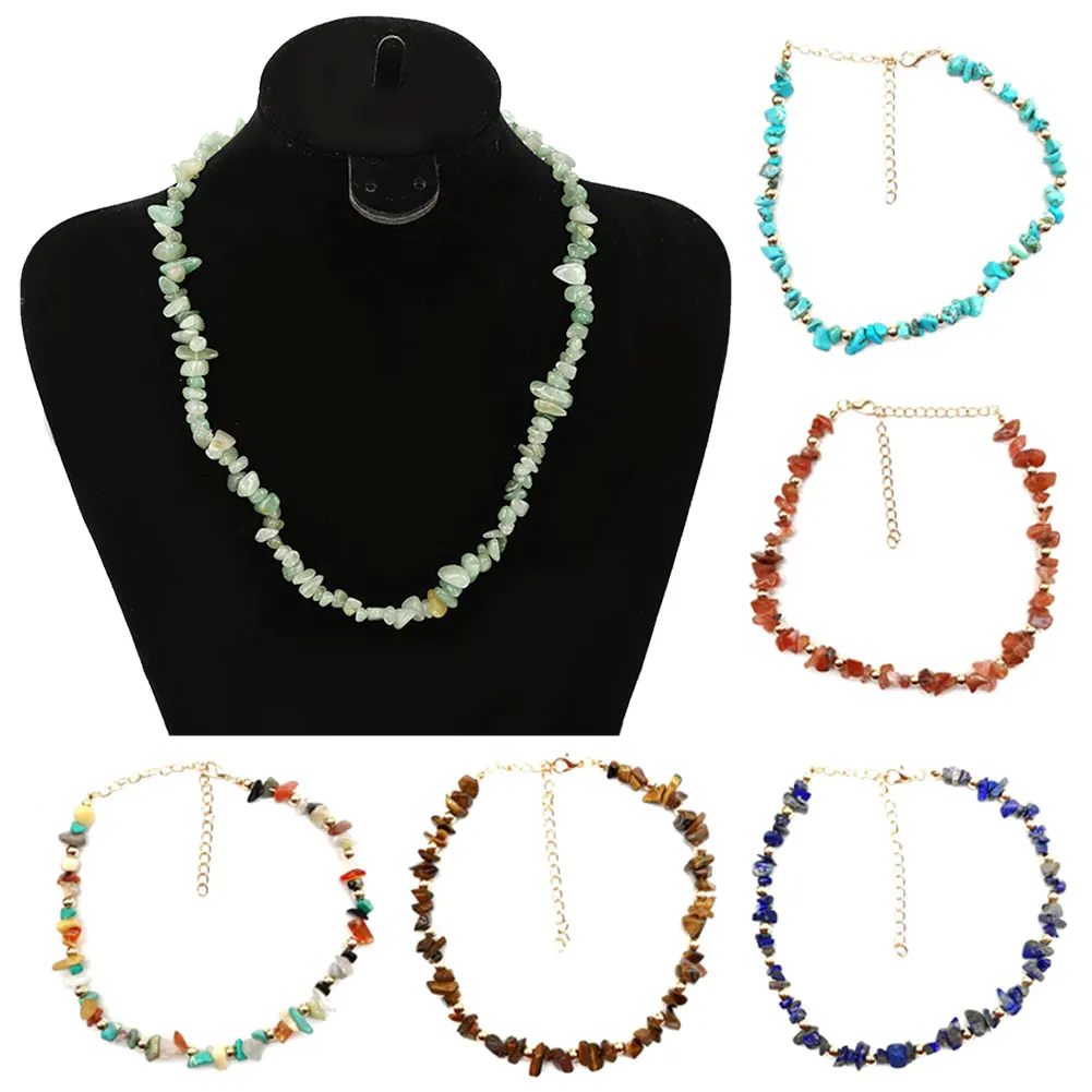 Богемные бусины из натурального камня свадебные украшения женское ювелирное