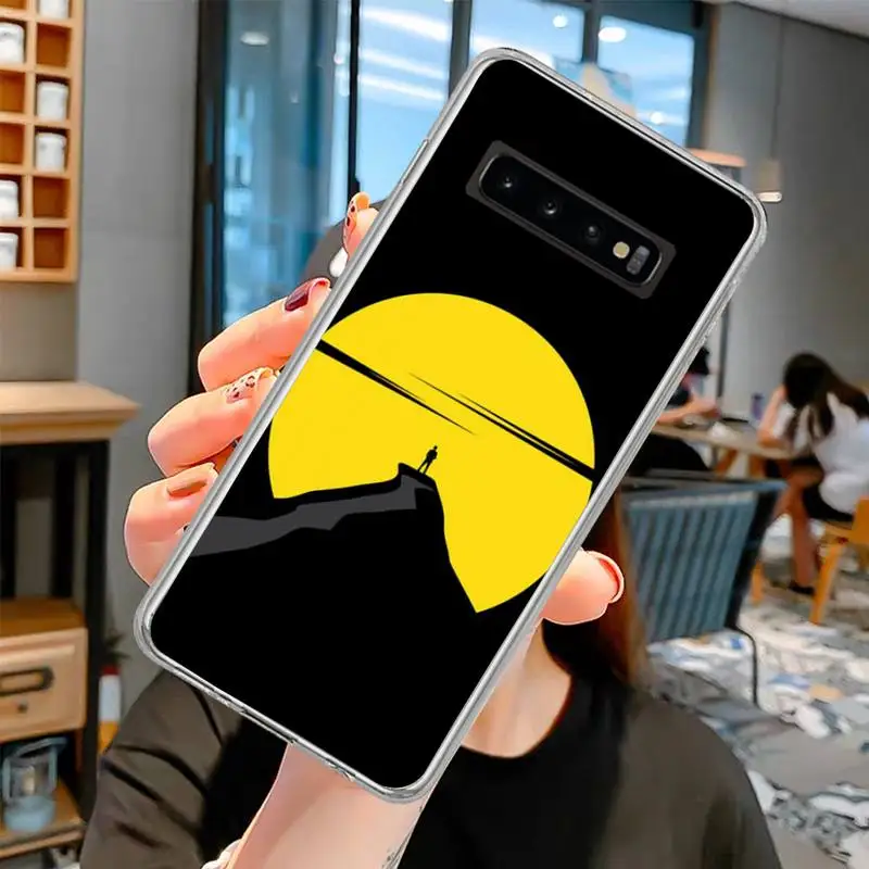 beautiful landscape Phone Case transparent for Samsung S10 plus S10 E(lite) S6 S7 edge S8 S9 Plus Brand