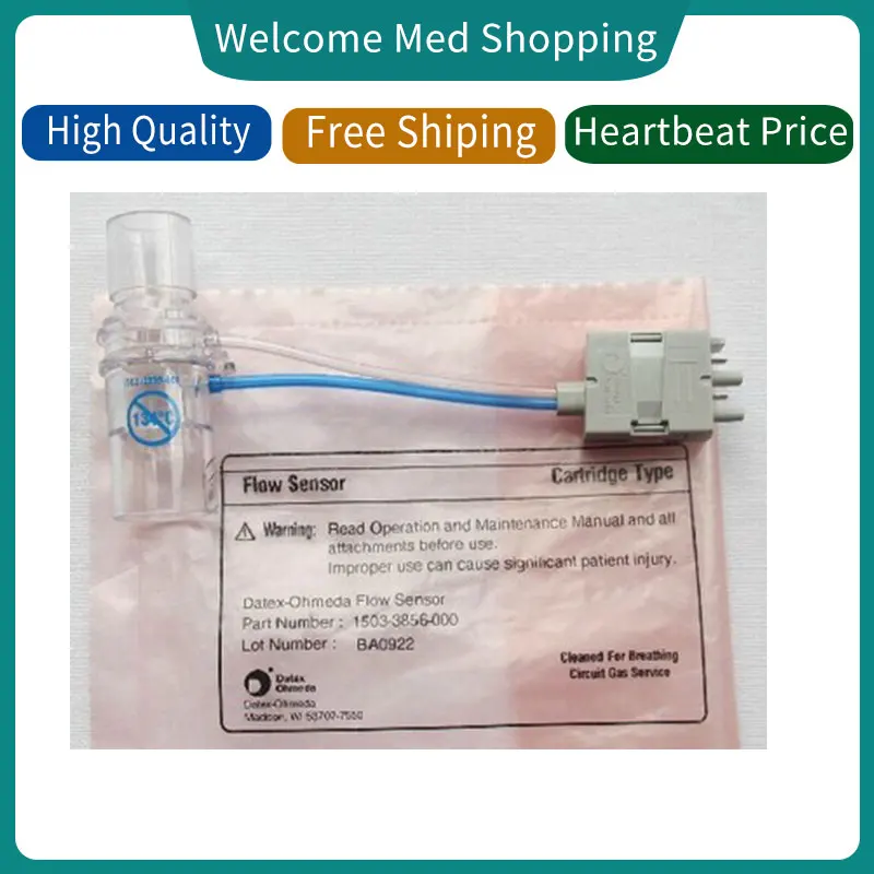 

Flow Sensor For Ge Datex-Ohmeda Anesthesia 7100/7900 Short Line 1503-3856-000 New Waterproof 2089610-001-s