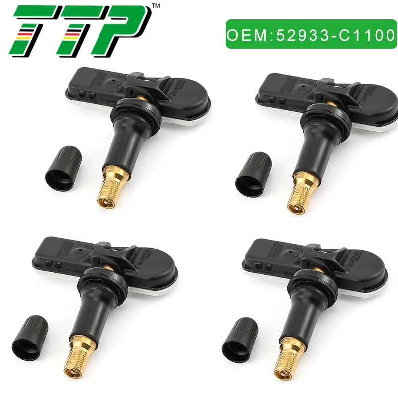 Датчик давления в шинах TTP 52933 C1100 TPMS 4 шт. система контроля для Hyundai Sonata Tucson 433