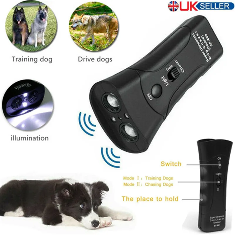 Горячая Распродажа ультразвуковой прибор против лай собаки дрессировщик