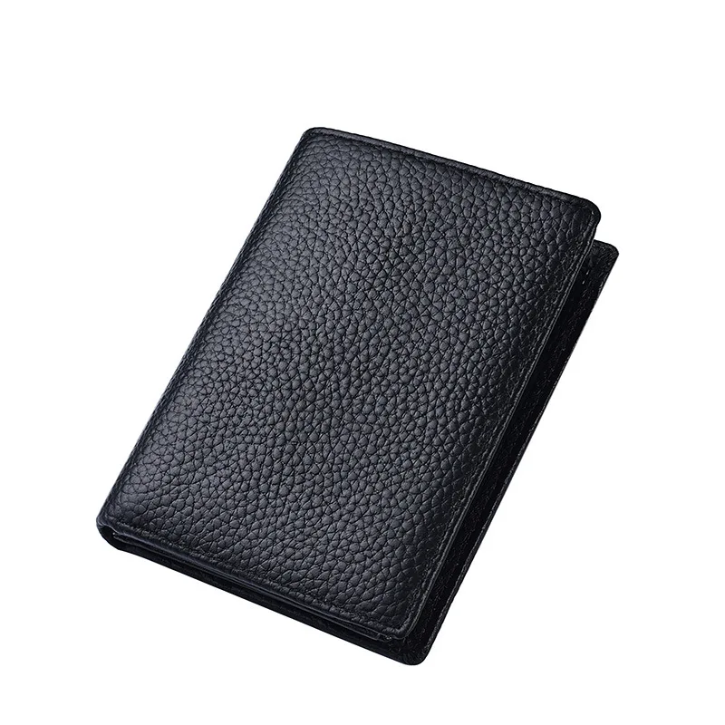 Fashion Design Men Wallet Drivers License Card Holder Bag Leather Multi-card Pocket Wallet Men's Business Thin Man Wallet