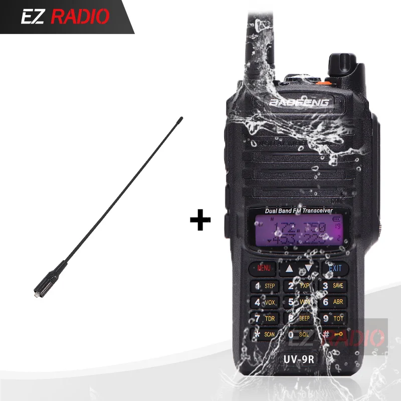 Add NA-771 Baofeng 8 W радио UV-9R Водонепроницаемый IP67 Walkie Talkie 10 км Baofeng UV-XR GT-3WP UV-5S UV-5R WP Long Range радио для охоты - Цвет: Add NA-771
