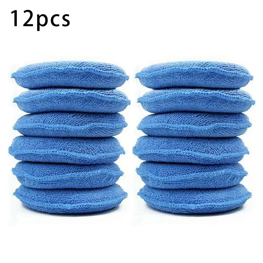 

Wax Waxing Sponge 12PCS Accessories Applicator Car Cleaning Pad Detailing