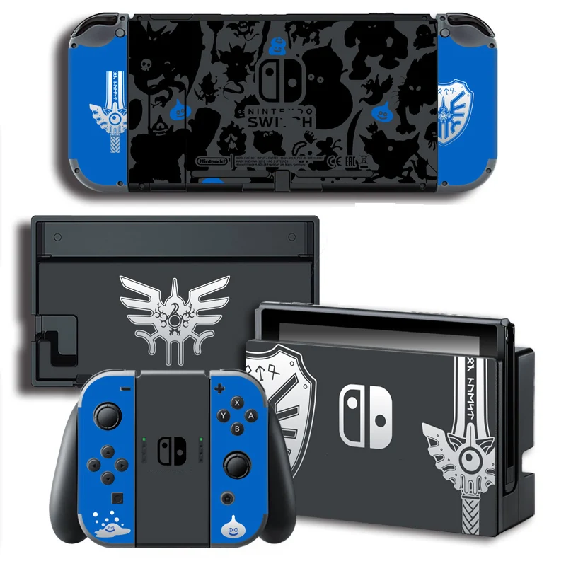 Виниловая наклейка для экрана Doragon Kuesuto скины Защитная Наклейка s консоли Nintendo Switch