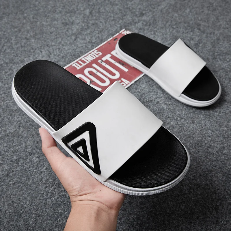 

Брендовые мужские летние пляжные модные уличные сандалии Harni Hwang износостойкие Нескользящие повседневные стильные тапочки размеров 35-46